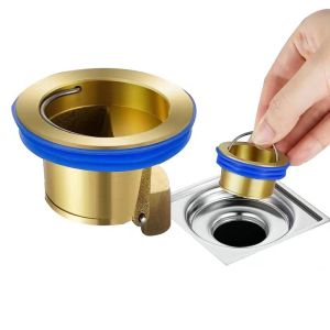 Brass Floor Drain Core Anti-odor Anti-insect Sewer Fast Drainage Bathroom Floor Drain Core Durable Fast Installation