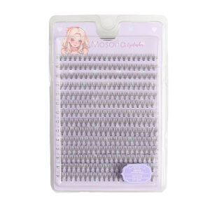 280PCS 14 Rows DIY Eyelash Extension 10D 20D 30D 40D Curl Mixed Lashes Extension Natural Eyelash Grafting