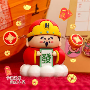 2025 幸运小财神 财神爷 新年招财装饰品 財神爺桌面摆件 风水招财 汽车摆件 招财进宝 开业礼物 送礼 Feng Shui Decoration God of Wealth Lucky Home Car Office Decor Opening Gift