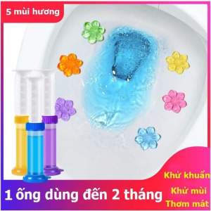 GEL KHỬ MÙI KHỬ KHUẨN BỒN CẦU LAVABO DẠNG BƠM HÌNH BÔNG HOA