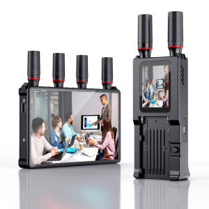 400m Wireless Transmission HDMI Extender Video Transmitter and Receiver with Screen Battery Slots