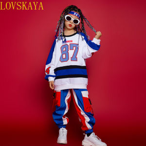 SHUNAICHI Childrens hip-hop clothing loose sportswear jogging running pants girls and boys jazz dance clothing popular street clothing