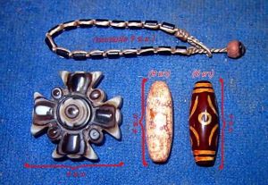 หินธรรมชาติเก้าตากับหกตา เครื่องประดับ