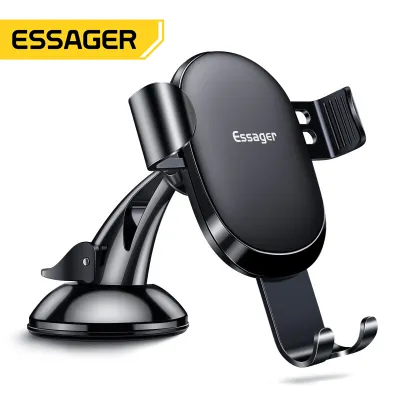 Essager Gravity Car Phone Holder For iPhone Samsung Holder For Phone in Car Suction Cup Cell Stand
