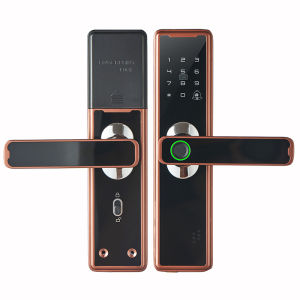 Biometric FingerPrint  Door Lock Bluetooth Electric Smart Lock with Password Key Tuya APP Unlock for Home Door Security