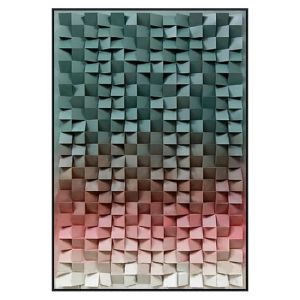 Sacesr 3D Wooden Block Decoration Painting Abstraction Art Hanging Painting Interior Background Wall Decor Paintings Home Ornament J6H9P