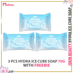 10 Pcs JSkin Beauty Hydra Ice Cube Soap Sabon Pampaputi Whitening Exfoliating Moisturizing Facial Body Wash Moisturizer Niacinamide Collagen Alpha Arbutin Glycerin Acne Pimple Pores Pekas Melasma Peklat Scar Blemishes Dark Spot Hydrating Beauty Skin Care