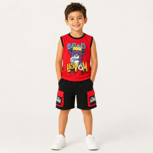 Đồ Bộ Quần Áo Thun Cotton Mặc Nhà Mùa Hè Cho Bé Trai Zakids ( Size 2-10 tuôi) ZAB2330