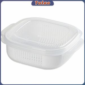 Talao Fresh-keeping box plastic lunch box microwave refrigerator sealed box lunch refrigerator storage