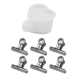 Sáng Tạo khuôn silicon Trái Tim Teacup Hình Dạng Mọng Nước Trồng Khuôn Cup Khuôn Mẫu Cho Làm Tay Ly