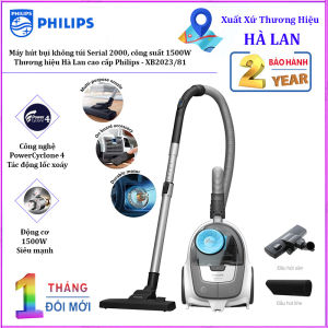 Máy hút bụi không túi Philips XB2023/81 Serial 2000 công suất 1500W. HÀNG CHÍNH HÃNG
