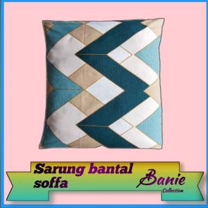 Sarung bantal soffa-sarung bantal kursi-sarung bantal kusyen { resleting } uk 45x45 dan 40x40