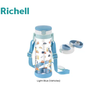 Richell AQULEA 450ml Bottle Set (w/ Two Attachment Caps)