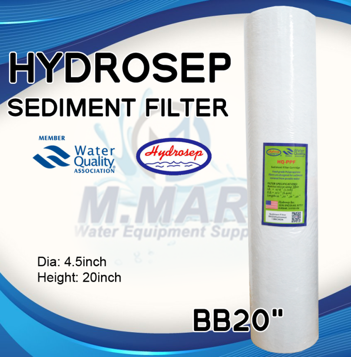 BB20 SEDIMENT FILTER HYDROSEP Lazada PH