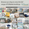 [V.Home] Add-on Pillow Cases/Bolster cases for V.Home Printed Beddings. 