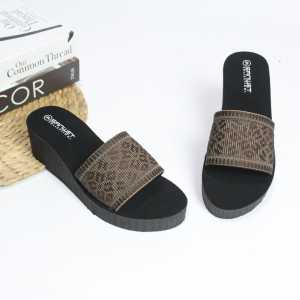 Arkn Sandal Wedges Wanita Selop Terbaru 2024