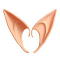 2pcs Telinga Elf Kuping Palsu Elf Ears Aksesoris Cosplay. 