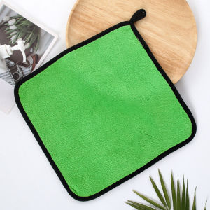 30*30cm ผ้าเช็ดทำความสะอาดรถยนต์ไมโครไฟเบอร์รถยนต์รถจักรยานยนต์ซักผ้าแก้วที่ใช้ในครัวเรือนทำความสะอาดผ้าเช็ดตัวขนาดเล็ก