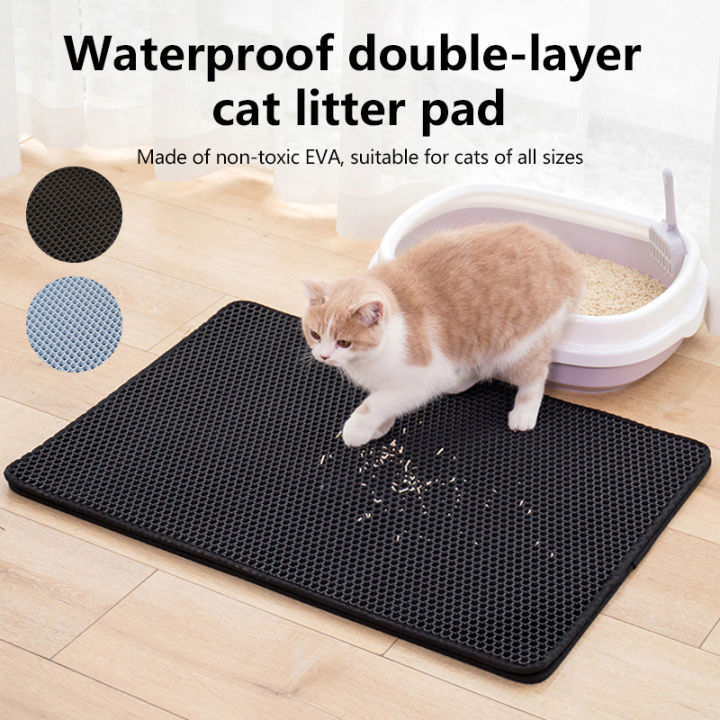 Cat litter collecting outlet mat