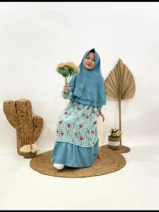 GAMIS ANAK PEREMPUAN TERBARU NEW CUTETRIK SET GAMIS ANAK