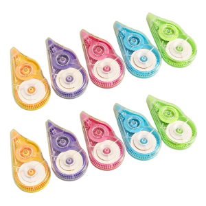 10Pcs Correction Tape Roller Total 80m for School and Office Supplies 8mx5mm White out Correction Tape for Writing