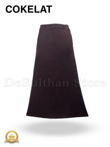 Desulthan Store | Rok Line A Pinggang Karet Formal Wanita Bahan Capri Import Ukuran Standard & Jumbo
