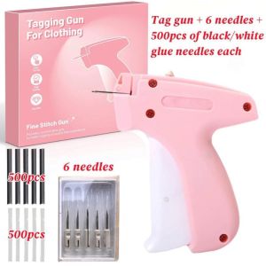 Quick Clothing Fixer Micro Stitch Gun 6 Needles and 1000Pcs 8mm Pins Quick Clothing Fixer Handheld Sewing