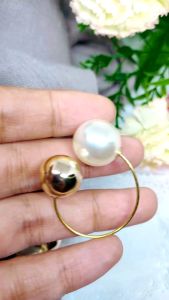 [BISA COD] RING ULIR G4318 MUTIARA CCB GOLD1614