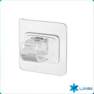 LoviRa Self-adhesive Curtain Rod BracketWall Hanging Curtain Bar Adhesive Wall HookTowel Bar Hook
