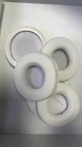 SDSX2pcs Earpad Round 70MM 75MM 80MM 85MM 90 95MM 100MM 105MM 110MM Headphone Ear Pads Headset Foam Cushion Earmuffs black whiteFYK