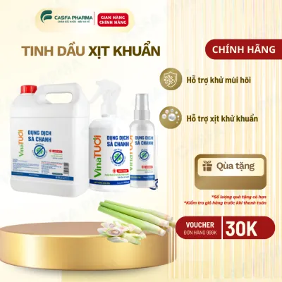 [Chính Hãng] - Xịt sát khuẩn tiện dụng cho bé Dung Dịch Sả Chanh Vina Tươi