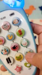 EL UBAY Mainan ponsel musik anak-anak / bayi bayi bisa menggigit gigi mesin cerita Toys Music