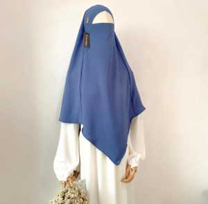 Khimar French Crinkle xxxl || French Khimar Jumbo || hijab kerudung Bergo instan tali dua || Jilbab Hijab Kerudung Bergo Instan French khimar