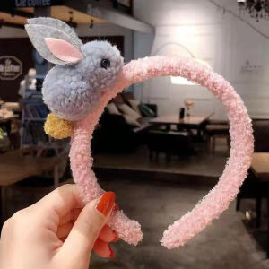 Bando Kelinci bulu headband bandana motif kelinci lucu anak - anak