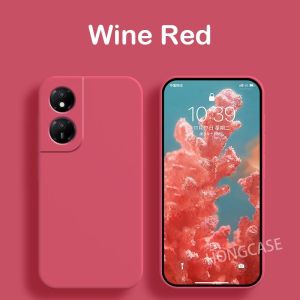 Casing For honor X7B 4G honorX7B X7 7B 2023 Phone Case TPU Shockproof Fashion Square Liquid Silicone Soft Cover