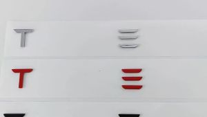 Metal Badge for Front Hood Car Decorative Sticker for Rear Trunk for Tesla Model 3 S X Y Roadster Car Emblem Exterior Decal Accessories