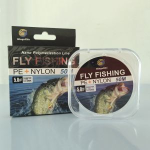 Fly Fishing Line 50M Senar Pancing Sangat Tahan Lama Dan Tahan Aus Tarik Tes 40kg Kuat Senar Pancing Anti Gigitan Garis Memancing
