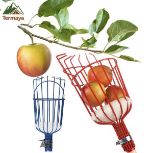 Termaya Professional Fruit Harvester Pole Tool for High Altitude Harvesting Plum Apricot Date Fig Peach Home Garden Tool