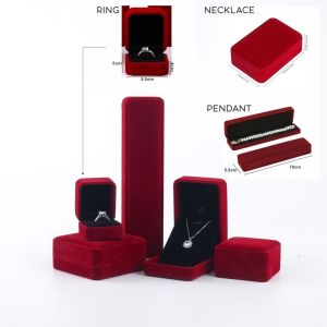 DD Jewelry Box Storage Ring Necklace Earring Holder Kotak Barang Kemas Baldu Bekas Hantaran Cincin Rantai Gelang Organizer Accessories Display Wedding Tunang Kahwin 珠宝盒