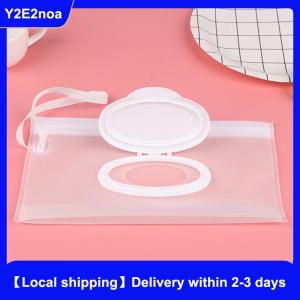 【Local shipping】 Light Weight Portable Cartoon Baby Kids Wet Wipes Clutch Carrying Bag Wet Paper Tissue Container Dispenser Snap-strap Pouch