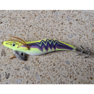 Umpan Cumi Size 3.5 - 20gr / Squid Jig dengan Box Mika Glow in the dark