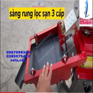 Máy Xay Xát Lúa 3 Cấp Rung Lọc SạnCátRơm Rạ Mẫu Mới