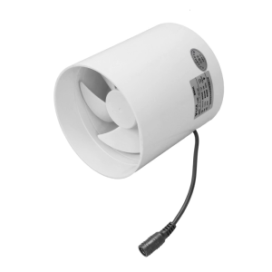 4Inch Air Extraction Fan Inline Boosters Duct Fan with Low Noise for Smokes and Odor Pollutants Removal Blower Fan