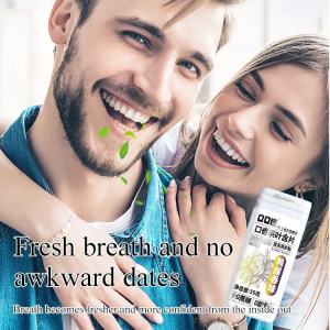 Fresh Breath Tea Tablets  0 Fat 0 Sugar 0 Additives Polyphenols Mouth Freshener Rich In Tea Portable Breath Lozenges清新口气茶片