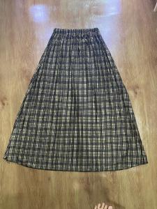 {SCS} Rok Kotak Tartan Rok Plisket Motif Kotak-Kotak Rok Plisket Mayung Terbaru 2025