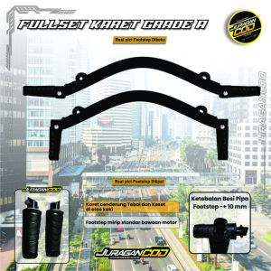 Footstep / Pijakan Kaki Tengah Honda Beat FI Sporty 2017-2019 slim flatbar Fullset Siap Pakai
