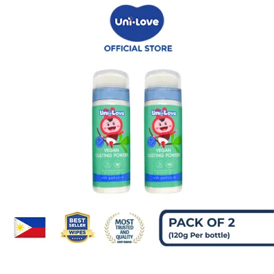 UniLove Vegan Baby Dusting Powder 120g Pack of 2