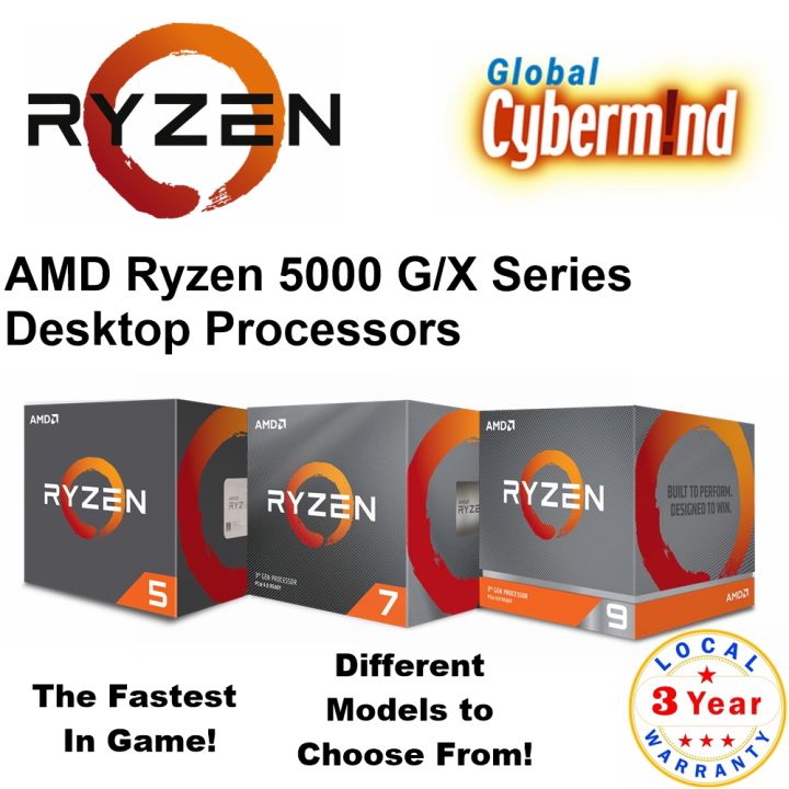 5600x Ryzen 5800x Or Ryzen 5900x AMD RYZEN 5000 Series CPU Ryzen