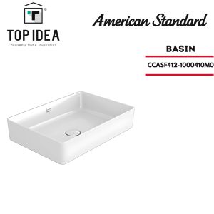 American Standard Acacia SupaSleek™ Vessel Wash Basin | Bathroom Counter Top Ceramic Basin | Thin Edge | Toilet Sink Basin | CCASF412 | Countertop Basin