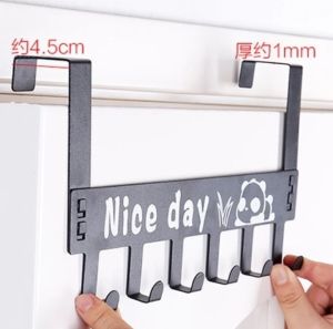 iPii Over The Door Clothes Hanger Door Hook Rack Hanger Door Hanger Rack Storage With 6 Heavy Duty Hook